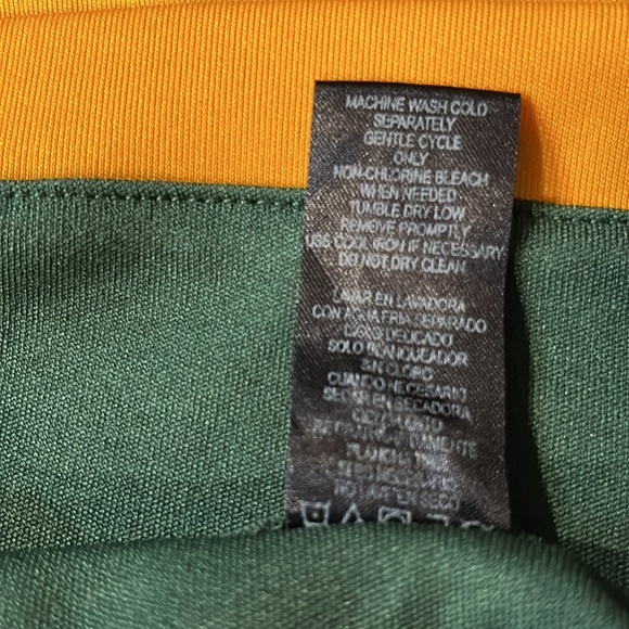 Green Bay Packers Girls Green & Gold Cheer Jumper Sleeveless Dress  SIZE M (5-6) - Picture 8 of 8